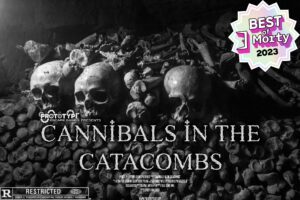 Poster for Cannibals in the Catacombs escape room in Jacksonville, FL
