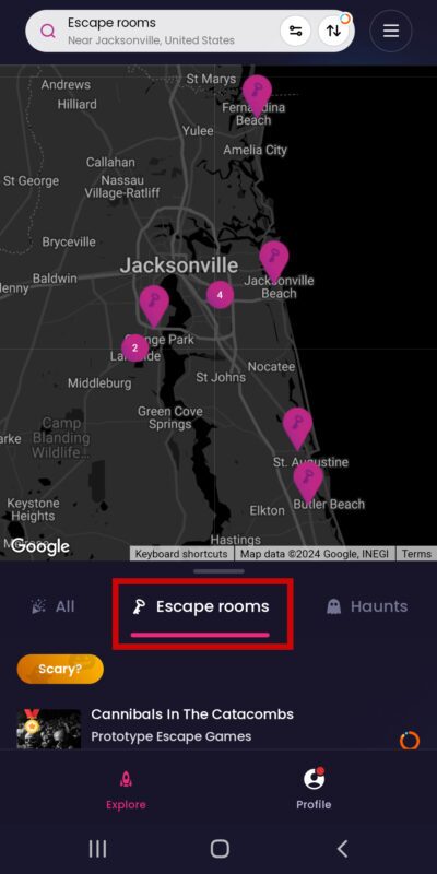 Morty Screenshot Android 3 Best Escape Rooms in Jacksonville according to Morty