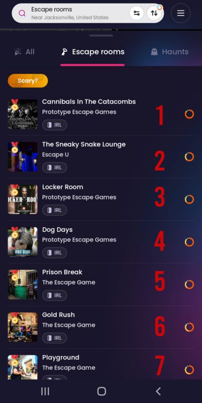 Morty Screenshot Android 4 Best Escape Rooms in Jacksonville according to Morty